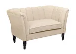 Дизайнерский двухместный диван Dalena Beige №1