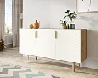 Комод с тремя дверками "Лайн (Line)" LN02/GR1/beige №3