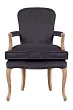 Мягкое полукресло с подлокотниками Anver Oak Black №0