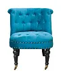 Низкое кресло Aviana Blue Velvet №0