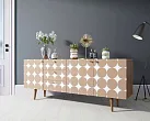 Комод "Бербер (Berber)" удлиненный принт 17 арт BB11/Print_17 №4