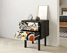Тумбочка с двумя ящиками "Эмерсон (Emerson)" by Kandinsky арт EM16/Print_01 №1
