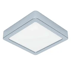 купить красивые 900649 Накладной светильник FUEVA 5, 11W (LED), 3000K, IP44, L160, B160, H28, сталь, хром / пластик, белый в интернет-магазине