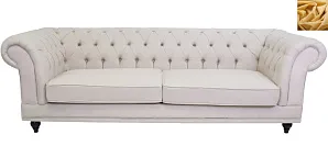 купить стильный Диван мягкий арт-деко Neylan желтый в интернет-магазине