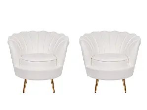 стильное Комплект кресел ракушка Pearl Beige