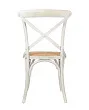 Стул ретро Cross Back White Brush №2