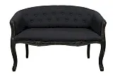 Двухместный дизайнерский диван Kandy Double Black Old №0 в Москве