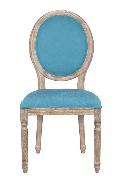 Стул с круглой спинкой Volker Oak Light Blue в Москве Стул с круглой спинкой Volker Oak Light Blue