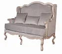 Двухместный дизайнерский диван Brody Double grey №1