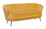 Дизайнерский диван Pearl Triple Yellow №1