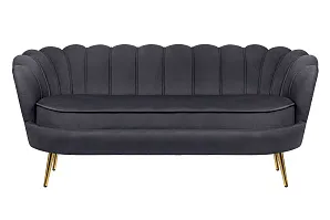 заказать Трехместный диван ракушка для гостиниц Pearl Triple Black