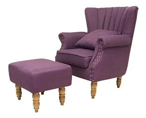купить Кресло с пуфом Lab Violet