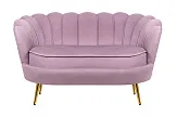 Дизайнерский двухместный диван Pearl Double Pink №0