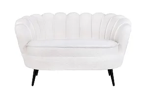 Двухместный диван Pearl Double Boucle на черных ножках в интернет-магазине
