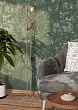 44166 Торшер TILSTON, 2X8W(E14), сталь, песочный №0