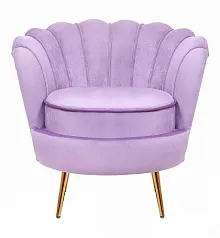 фото Низкое кресло ракушка Pearl Purple