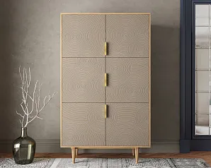 Большой комод с шестью дверками "Лайн (Line)" R20/beige в интернет-магазине