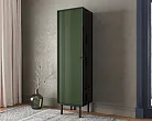 Шкаф c одной дверкой "Эмерсон (Emerson)" арт EM101/green/L №2