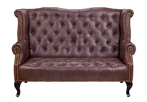 Кожаный дизайнерский диван лофт Royal Sofa Brown на заказ