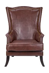 фото Кожаное кресло коричневое Chester Leather в Москве