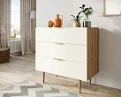 Комод с тремя ящиками "Лайн (Line)" LN12/GR1/beige №2