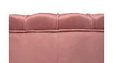 Низкое кресло ракушка Pearl Pink V3 на черных ножках №4