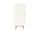 Вертикальный комод с двумя дверками "Лайн (Line)" LN05/GR1/beige №0