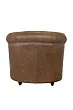 Кожаное кресло Karo Brown leather №3