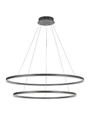 фото Люстра Orblaze 2 rings 1000 black в интерьере