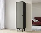 Шкаф c одной дверкой "Эмерсон (Emerson)" арт EM101/gray/L №2