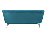 Диван ракушка для гостиниц Pearl Triple Marine Velvet №3 в Москве