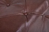 Дизайнерский пуф Amrit Brown Leather №2