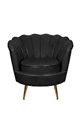 Низкое кресло ракушка Pearl Black V2 на заказ