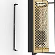 43789 Бра (настенный светильник) NOHALES, 1X40W (E27), H320, сталь, черный, латунь №2