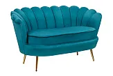 Диван ракушка Pearl Double Marine Velvet №1 в Москве