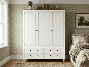 Шкаф трехстворчатый "Одри (Odri)" с ящиками арт od2127KR3
