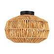 44142 светильник настенно-потолочный SHELDON, 1X40W(E27), сталь, черный, натуральный №1