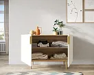 Комод с двумя дверками "Лайн (Line)" LN01/GR1/beige №1