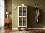 Шкаф-витрина "Андерсен (Andersen)" с рифлеными стеклами арт AN14WH №5