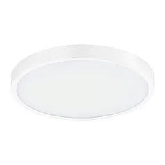 фото 98292 Светодиодный накладной светильник FUEVA-A с пультом ДУ, 14W (LED), ?225, H30, 2000lm, алюминий, в интерьере