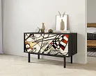 Комод с четырьмя ящиками "Эмерсон (Emerson)" by Kandinsky арт EM05/Print_01 №2