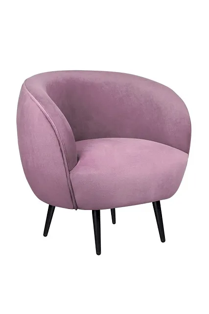 Мягкое кресло Benee Pink на черных ножках в Москве Мягкое кресло Benee Pink на черных ножках