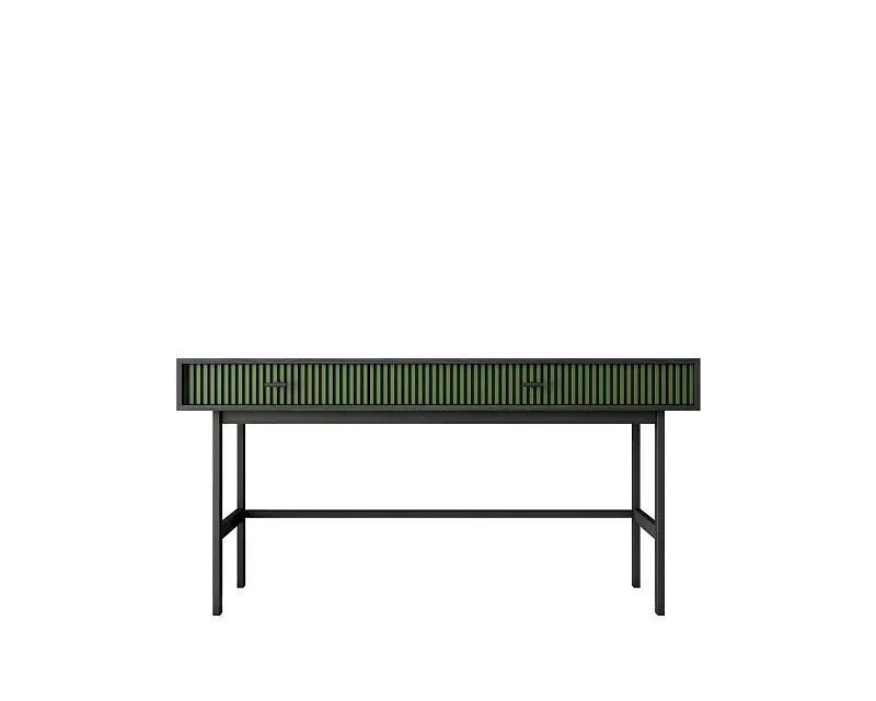 Консоль с двумя ящиками "Эмерсон (Emerson)" арт EM22/green/L