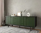 Комод две дверки и четыре ящика "Эмерсон (Emerson)" арт EM19/green/L №2