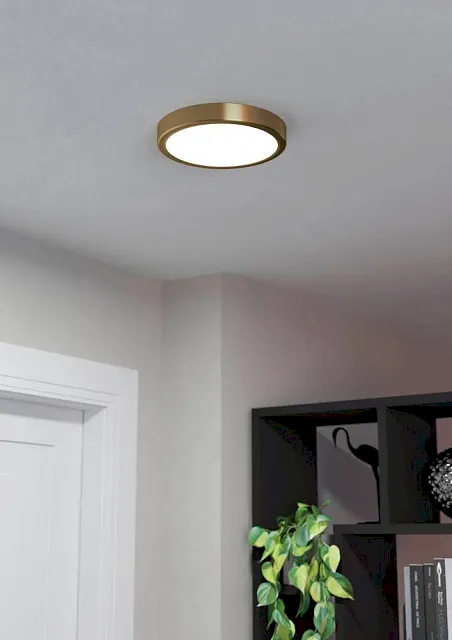 900181 Светильник настенно-потолочн FUEVA5, 17W(LED), сталь, латунь в Москве 900181 Светильник настенно-потолочн FUEVA5, 17W(LED), сталь, латунь