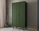 Шкаф двухдверный "Эмерсон (Emerson)" арт EM091/green/L №2