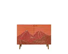 Комод с принтом 49 "Бербер (Berber)" две дверки арт BB04/Print_49 №2