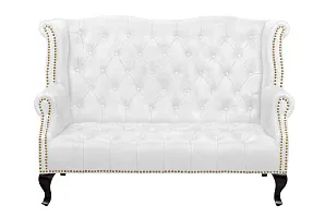 купить красивый Кожаный дизайнерский диван лофт Royal Sofa White