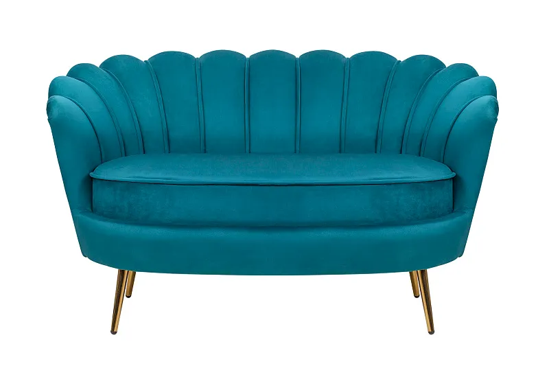 Диван ракушка Pearl Double Marine Velvet в Москве Диван ракушка Pearl Double Marine Velvet