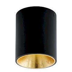 94502 Светодиодный потолочный светильник POLASSO, 1х3,3W (LED), ?100, черный, золотой